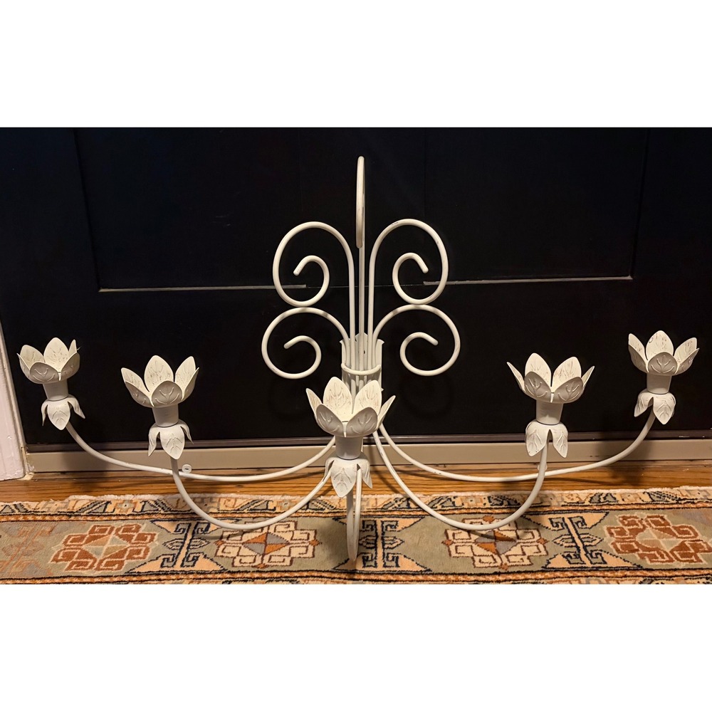 Vintage Wall Sconce Set | Candelabra | Large Wall Candle Holder | Partylite - Picture 2 of 11